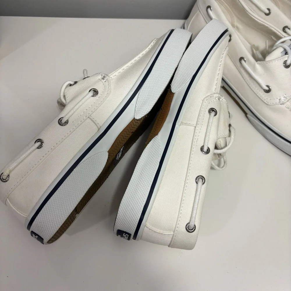 Sperry Men's Classic White Boat Shoes - Picture 8 of 10